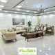 مبل کلاسیک کویین ابزاری ۸ نفره رنگ کرم با طراحی جذاب