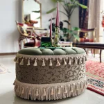 پاف یک نشیمن کاربردی و کم‌جا برای تکمیل دکوراسیون به سبک کلاسیک